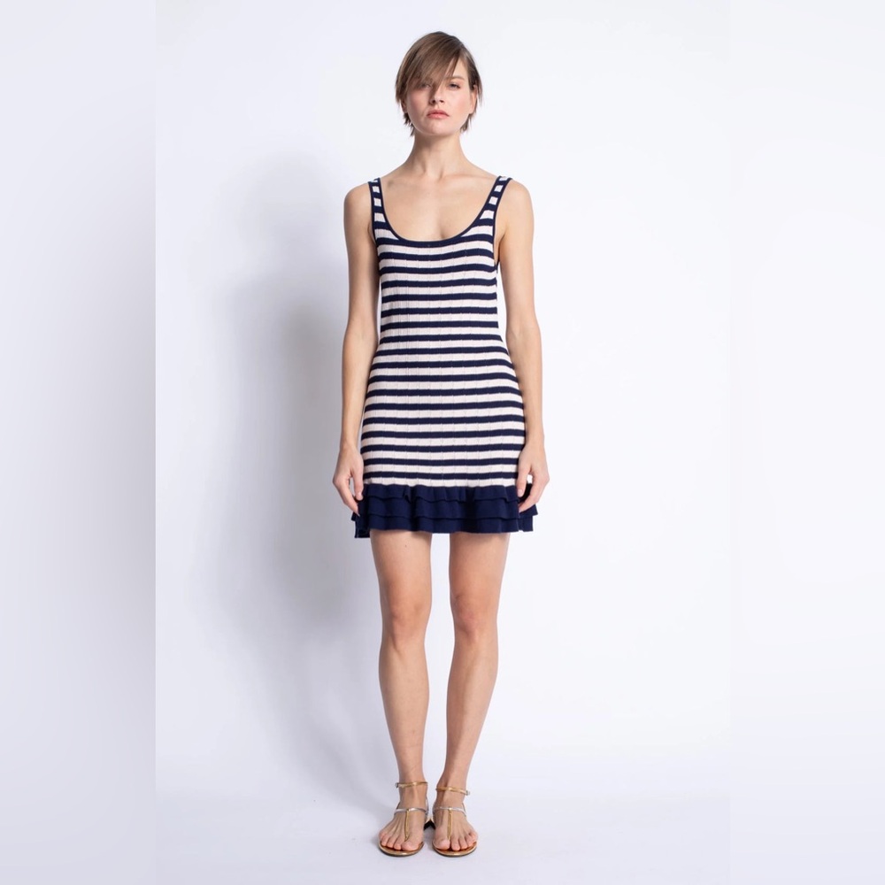 Karina Grimaldi Flor Knit Mini Dress